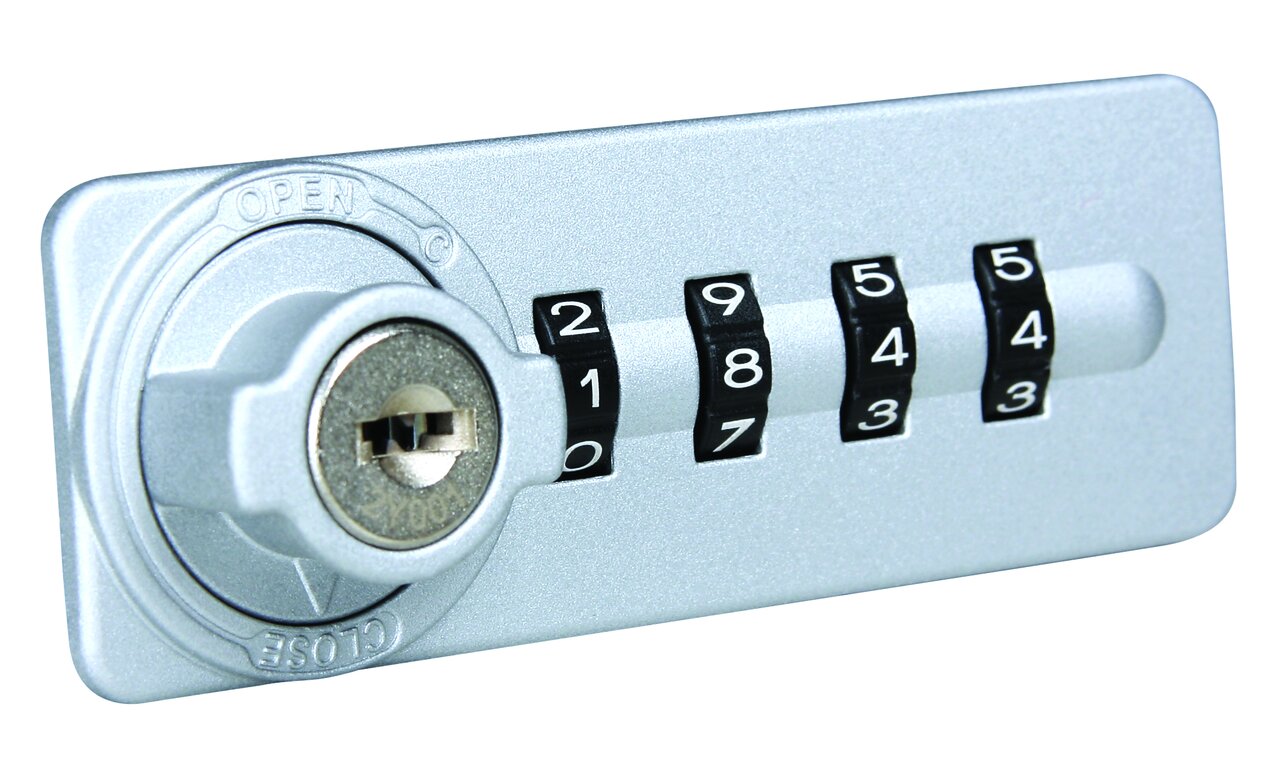 2 Serrature A Combinazione Senza Chiave In Lega Di Zinco Per Armadi, Cassetti, Garage E Cancelli - Manopola A 90/180 Gradi Con Password A 3 Cifre - 4